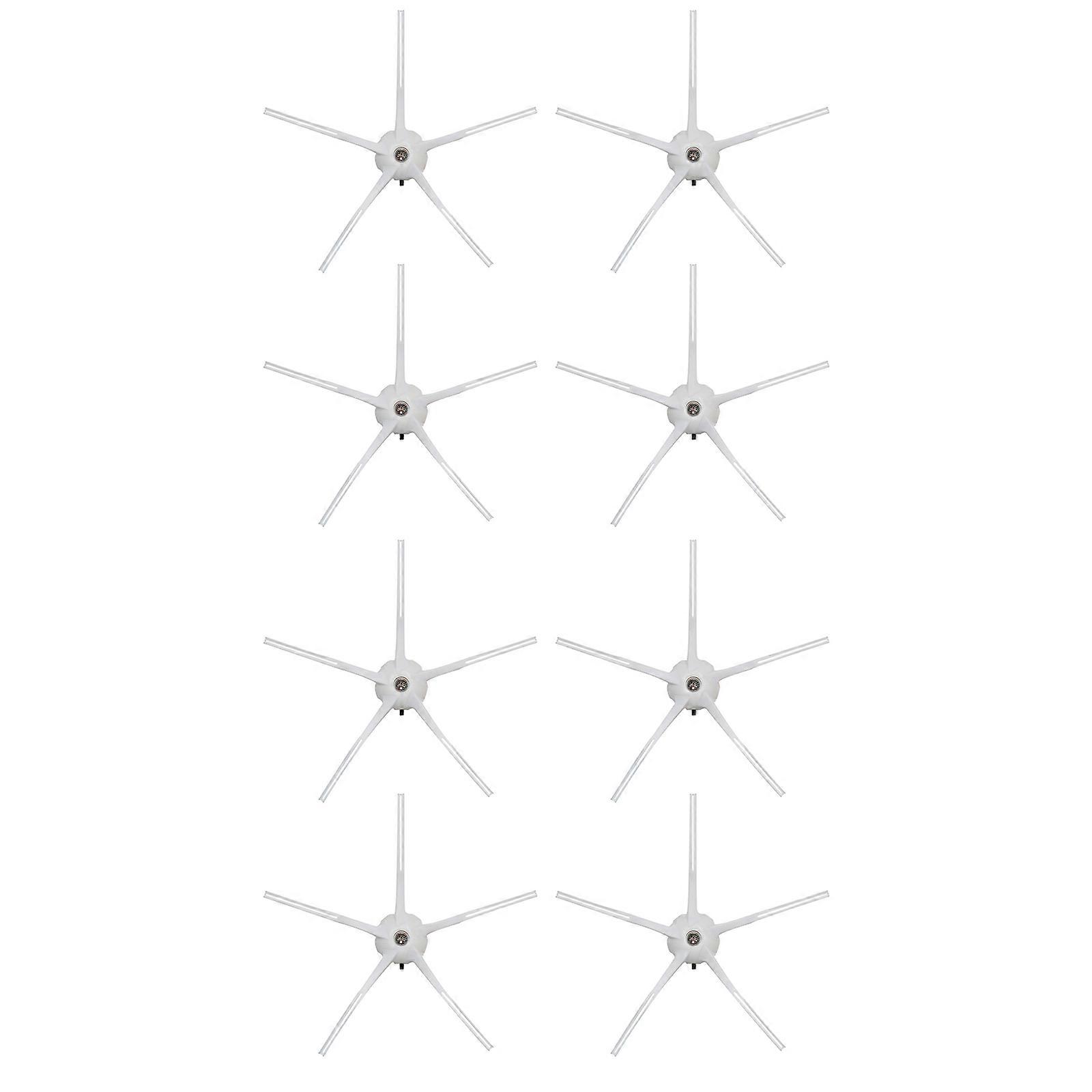 Side Brush Sweeper Accessories Replacement Parts for ROBOROCK Q5 Sweeper (8x Pentagonal Side Brushes White)