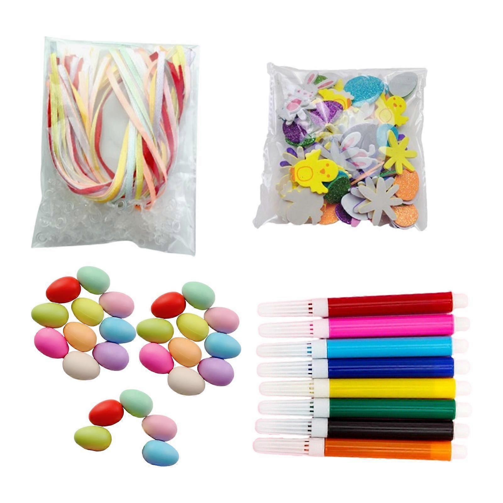25 Pieces Easter Eggs for Child Easter Basket Stuffers Easter Tree Ornaments Colorful