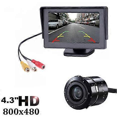 Wireless Backup Camera System Kit for Car/Truck/Van/Pickup/RV 4.3'' Monitor Rear View Backup System