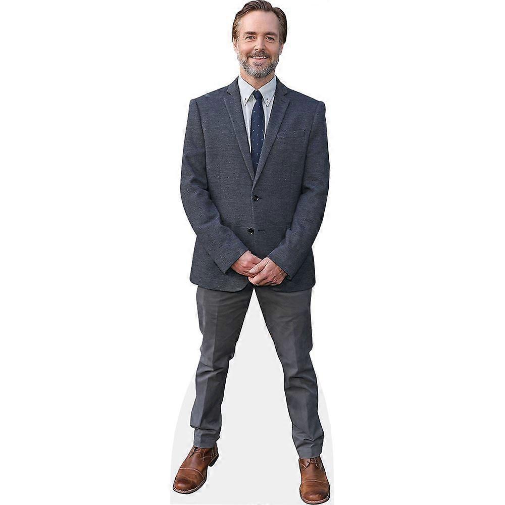 Will Forte (Tie) Cardboard Cutout (lifesize OR mini size). Standee. Stand Up.