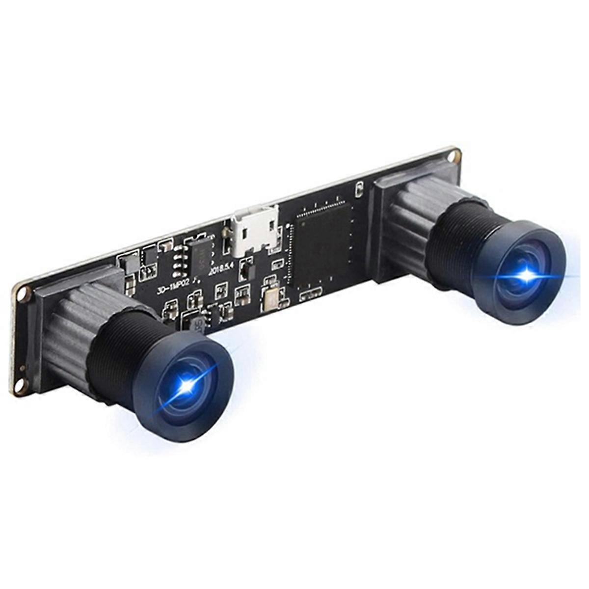 Synchronized Dual Lens USB Camera with CMOS OV9750 Sensor Webcam 1.3MP 3D VR USB Camera Module OTG