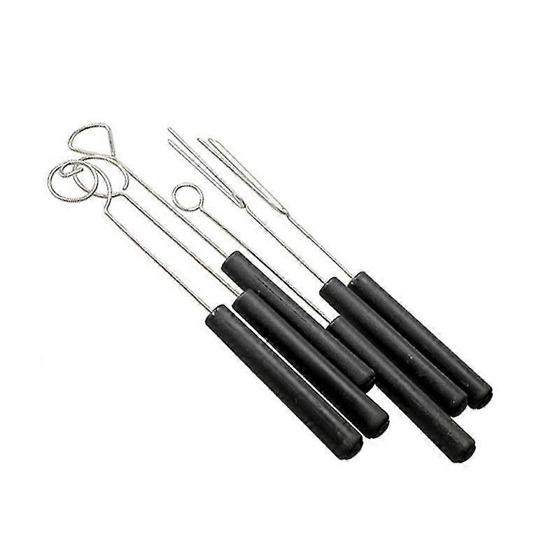 6 Pcs/Set Chocolate Dipping Tool DIY Candy Caker Fruit Fondue Decorating Fork Kit