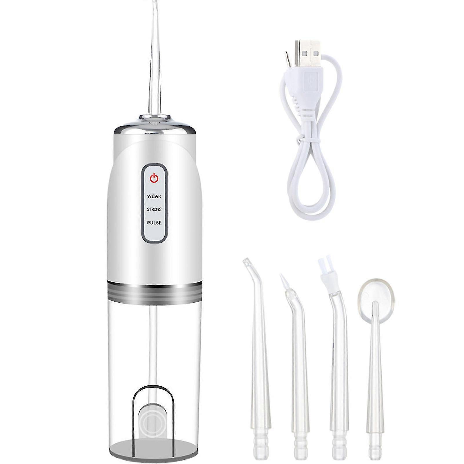 Waterproof Electric Tooth Cleaner Kit with Replaceable Nozzle Portable Water Flosser Professional
