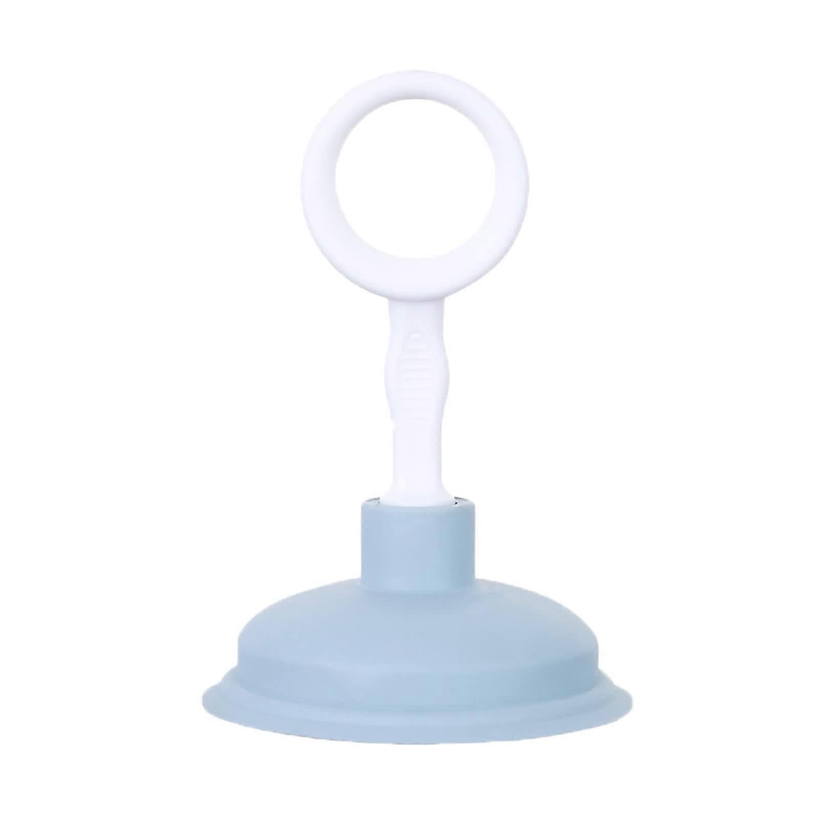Mini Hand Drain Plunger for Bathrooms, 4.13 Inch x 6.5 Inch Unclogger Tool, Compact Sink Plunger for Quick Clogs