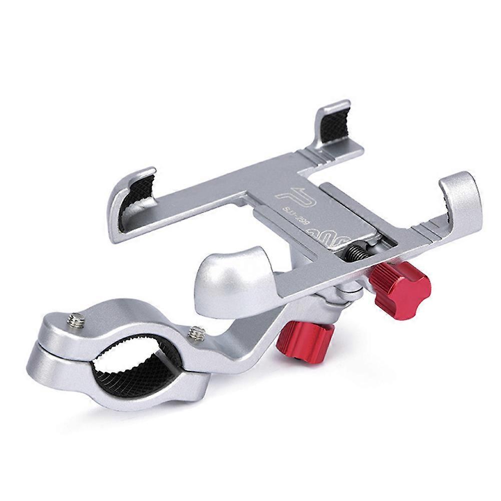 Aluminum Alloy Bicycle Mobile Phone Holder Adjustable Bicycle Phone Holder Non-Slip Phone Stand Cycling Accessories
