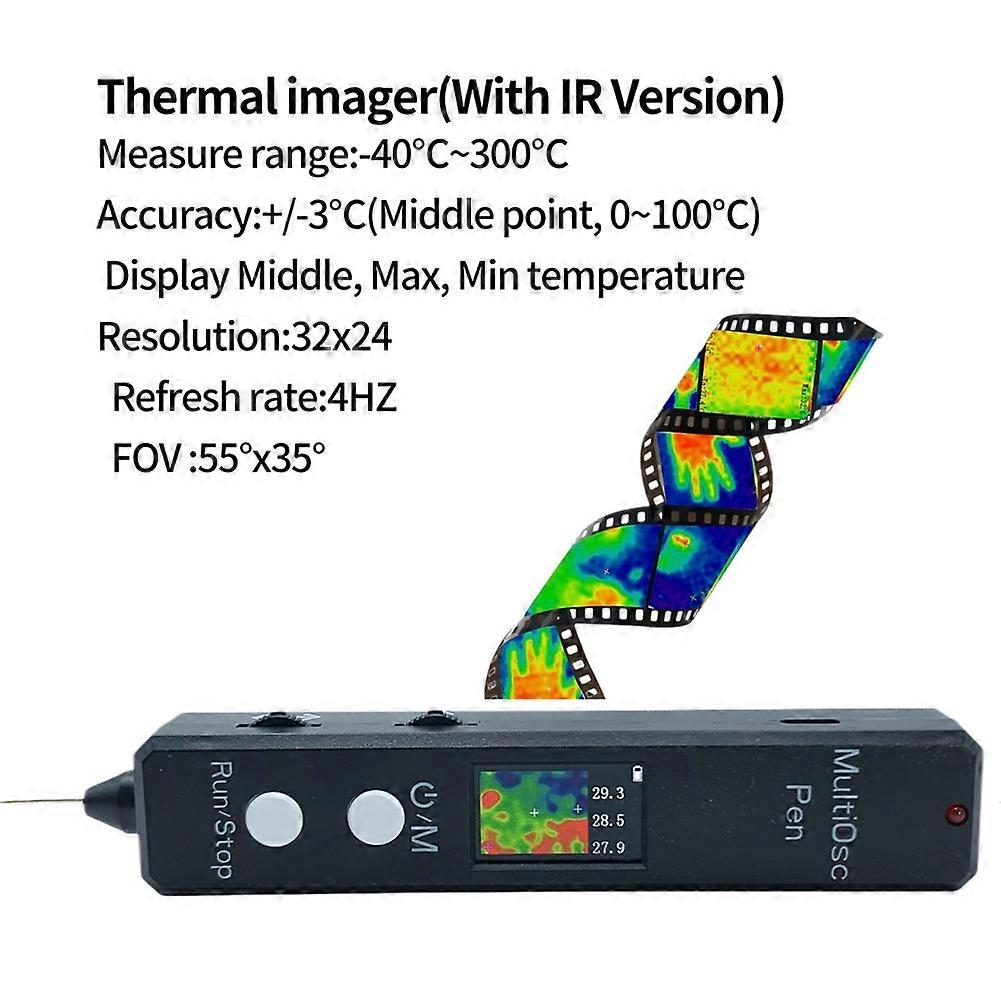 2in1 Oscilloscope Multimeter Digital Multifunctional Tester Handheld Oscope Meter 400KHz Bandwidth 2