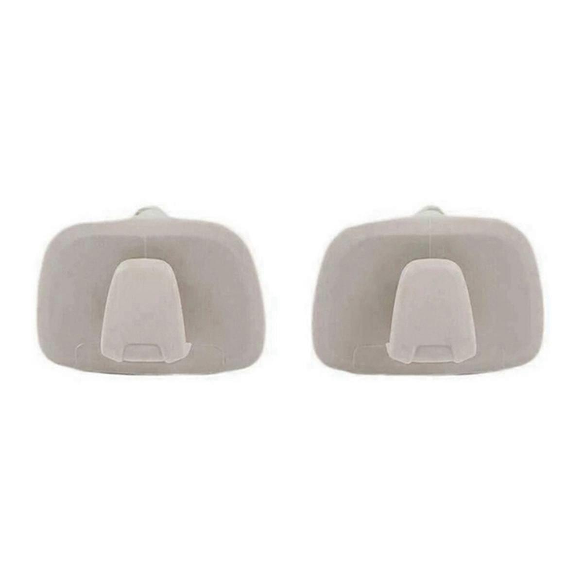 1Pair Car Inner Hanger Hooks Rear Row Clips for 2018-2020 Gray