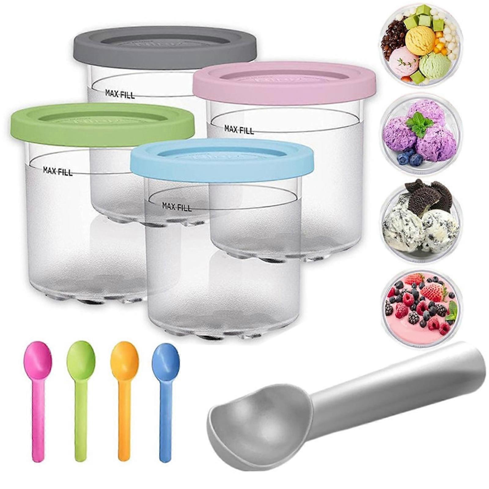 Ice Cream Containers, Jars, Tubs, Canisters, Smoothie Pot