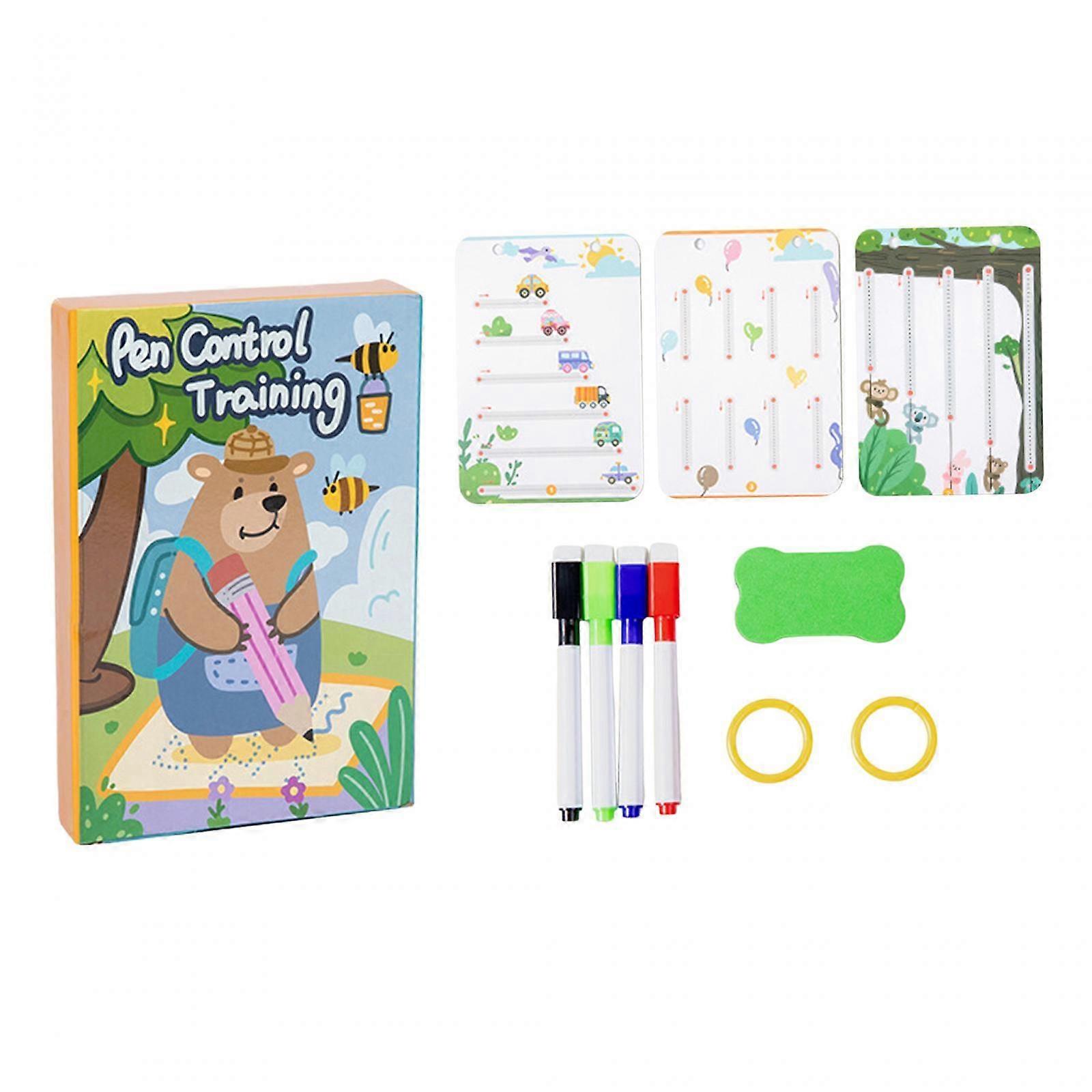 Reusable Practice Copybook, Letter Tracing Practice Workbook, Preschool Tracing