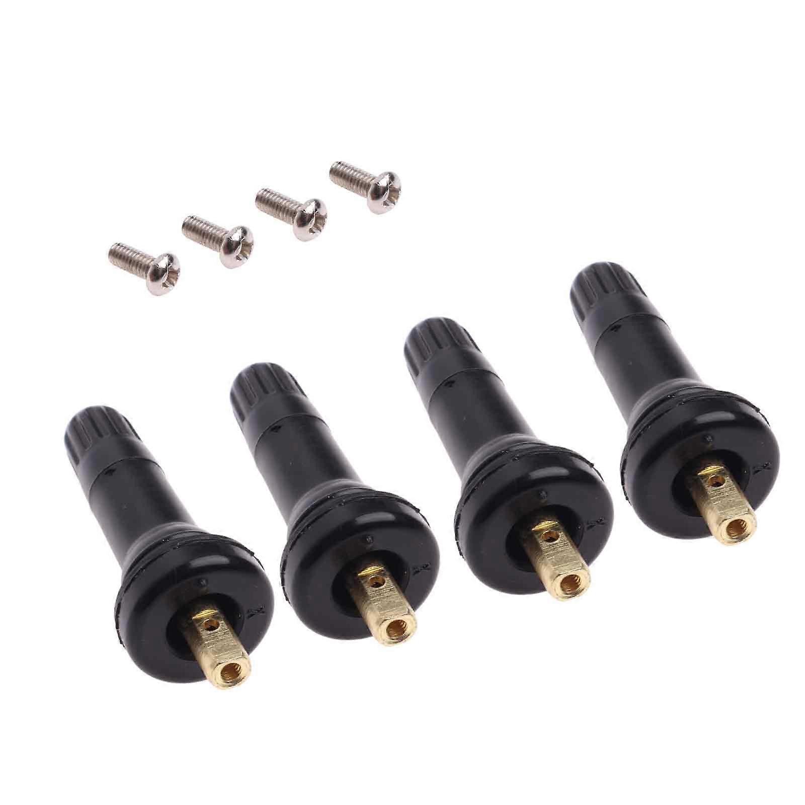 Tire valve stem tool, 4-piece TPMS valve stem, tire pressure monitoring system valve stem, 4-piece TPMS sensor set