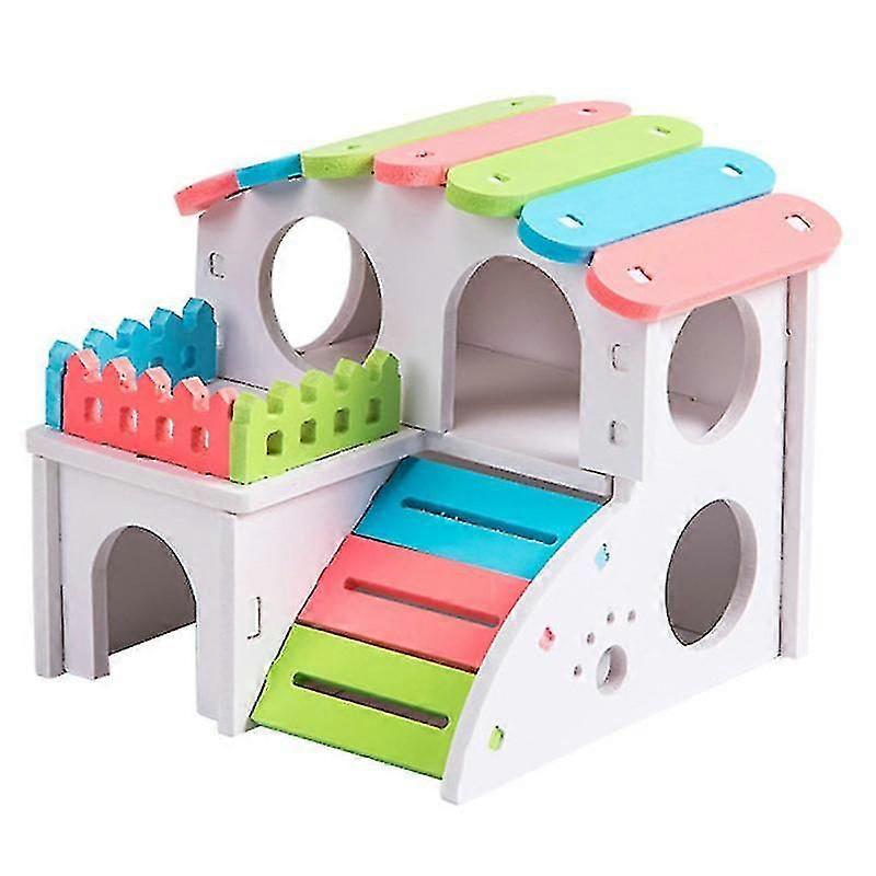 1pcs Wooden Hamster House