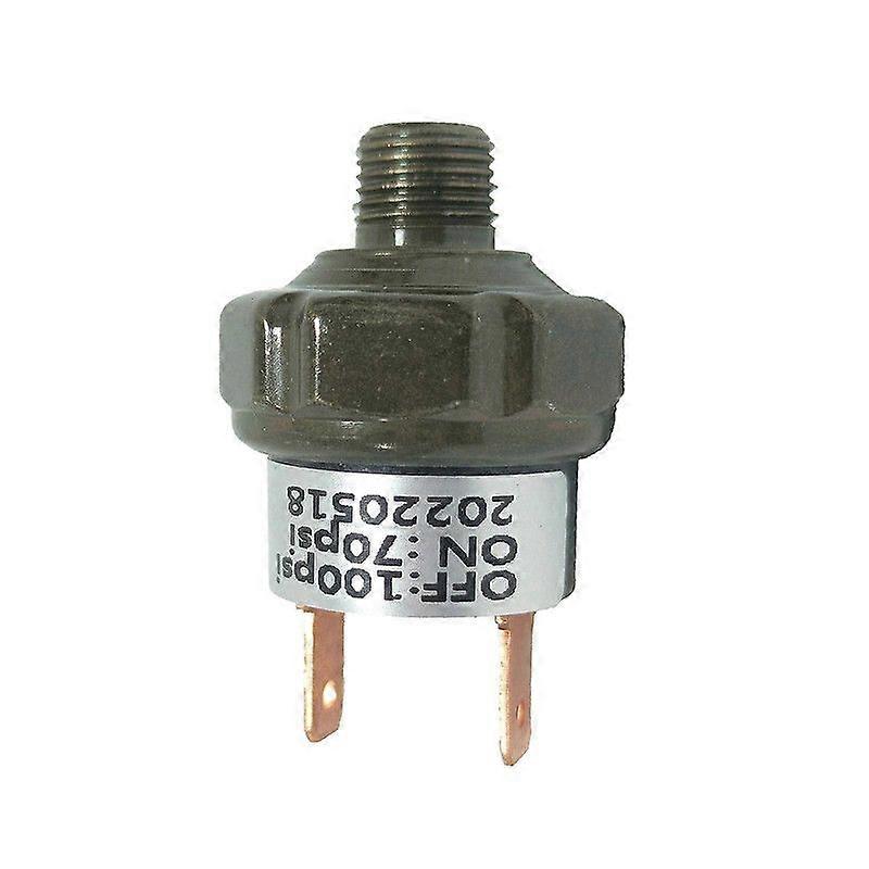 Lufttrykkbryter Tankfeste Type 1/4' NPT 145-175PSI / 1/8' NPT 70-100PSI 12/24V for tog/lufthorn luftkompressor