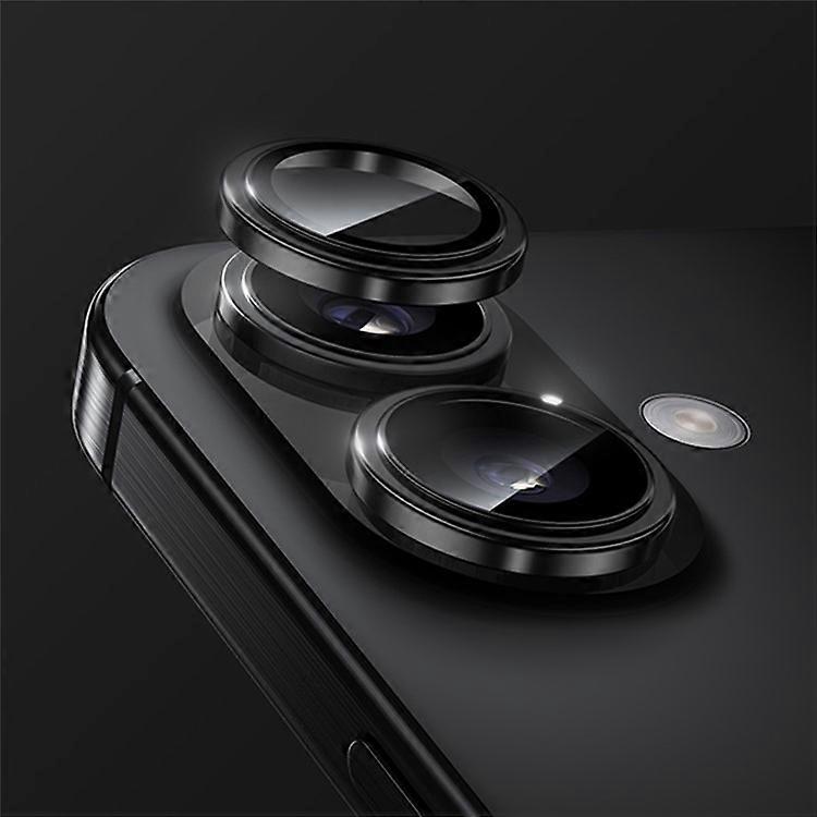 BENKS 1 Set Compatible For iPhone 16 Plus / 16 Corning Gorilla Glass Camera Lens Protector with Aluminium Alloy Frame