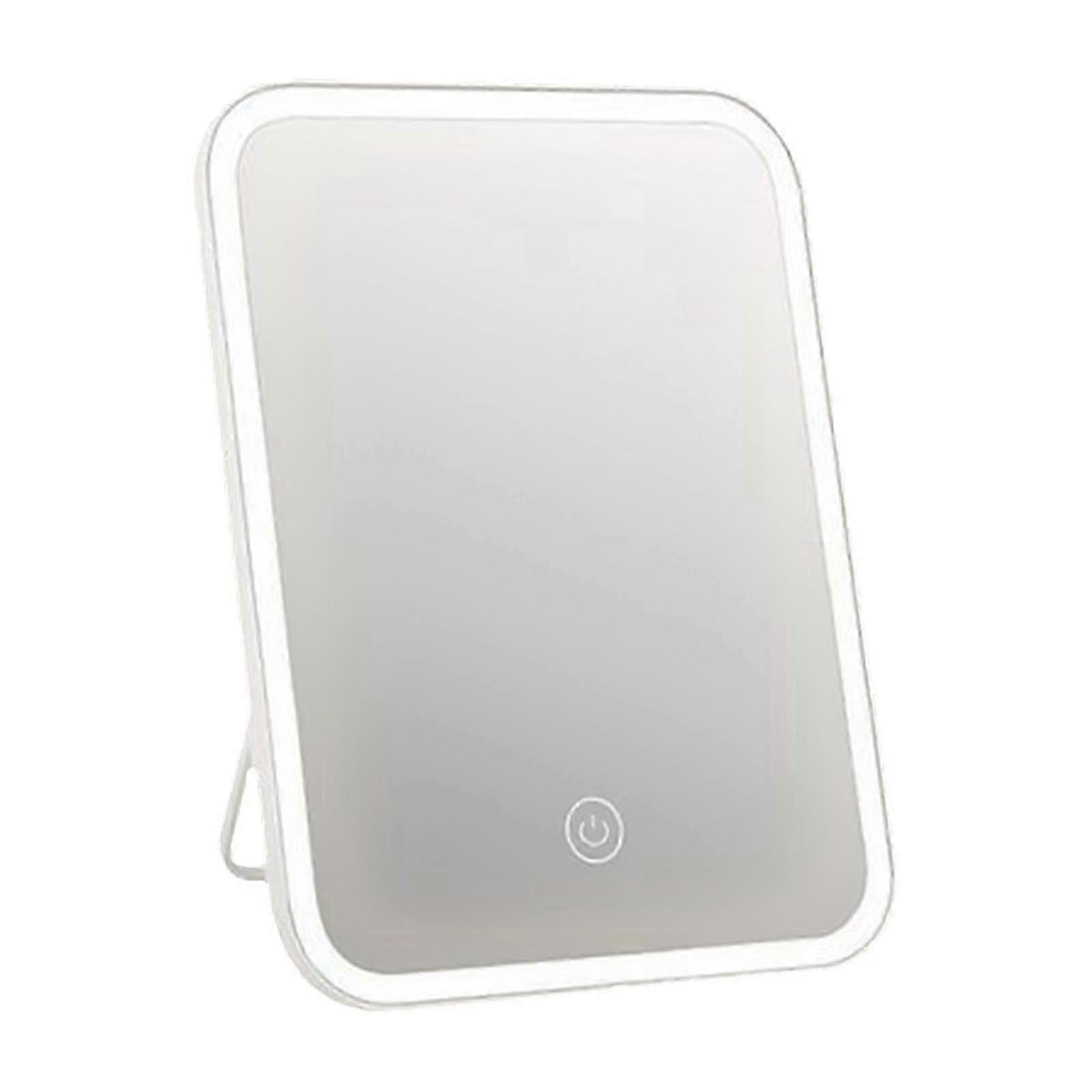 Multi Tool Folding Travel Mirror Lighted Makeup Mirror With Led 3 Color Light Modes, Usb Rechargable, Portable, Ultra Thin, Compactvanity Mirror With