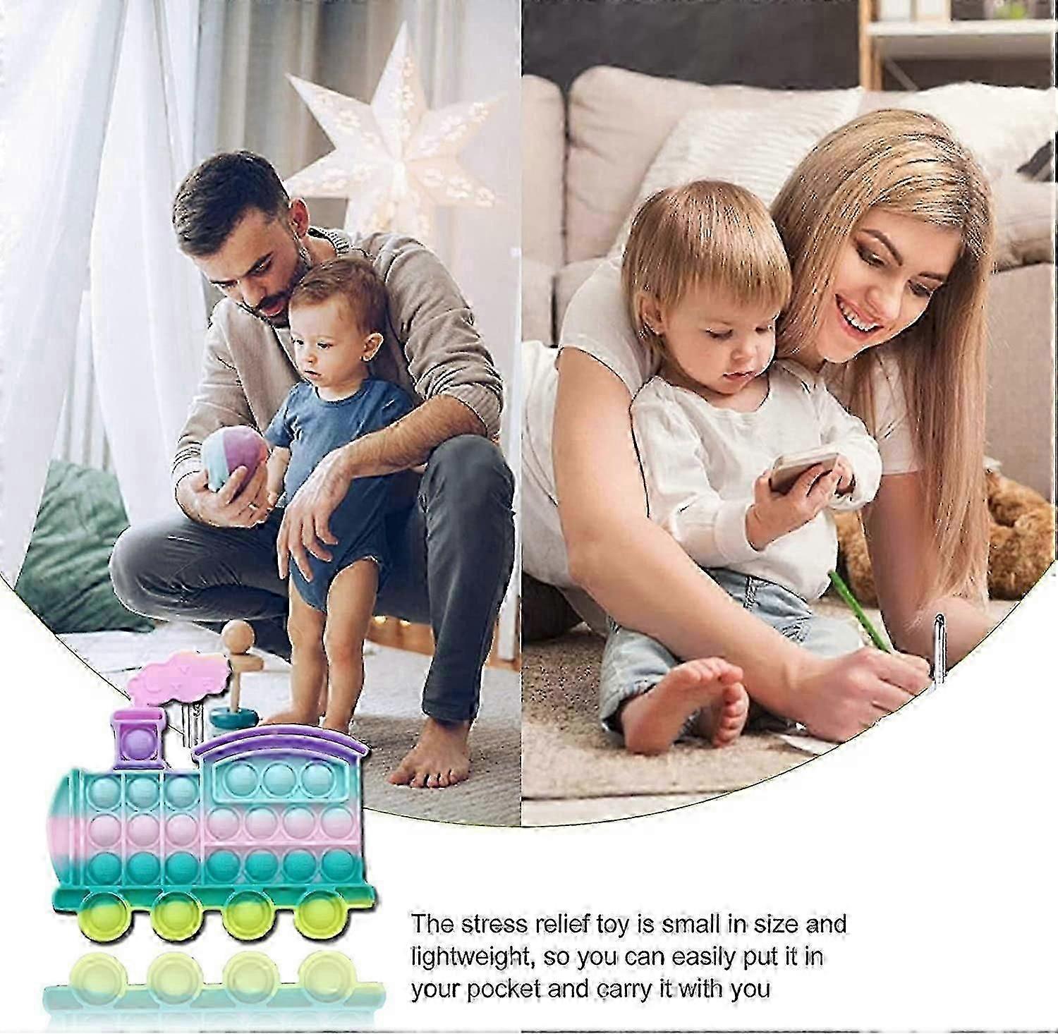 Fidget Toys, Figetget Sensory Toy, Pop Bubble Fidget Toys Pack, Autism Special Needs Stress Reliever Squeeze Toy, Stress Relief Anti-Anxiety Tools For