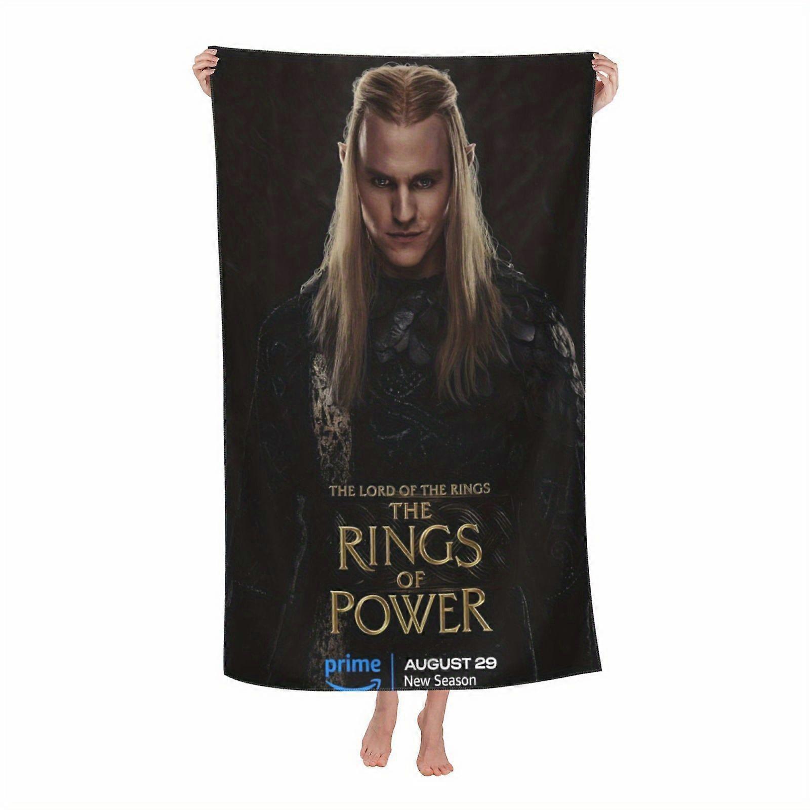 سيد الخواتم: قوة منشفة الشاطئ كبيرة الحجم سريعة الجفاف - خالية من الرمال ، فائقة الامتصاص مع تصميم مبدع - خفيفة الوزن