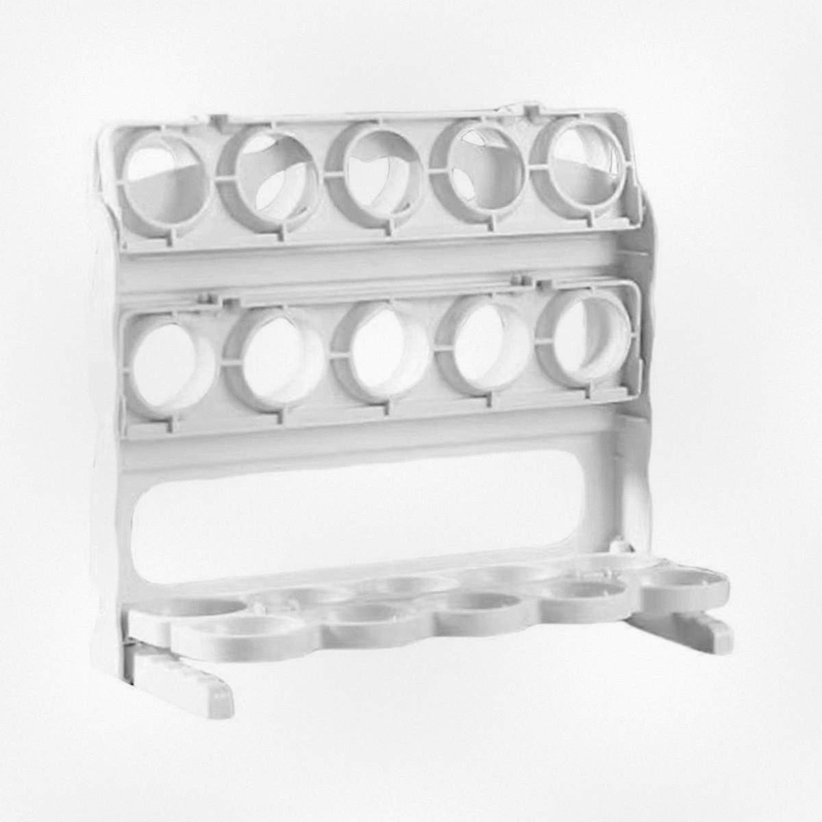 3-Tier Refrigerator Egg Organizer, Spacious Egg Storage Rack for Kitchen, Egg Holder Tray