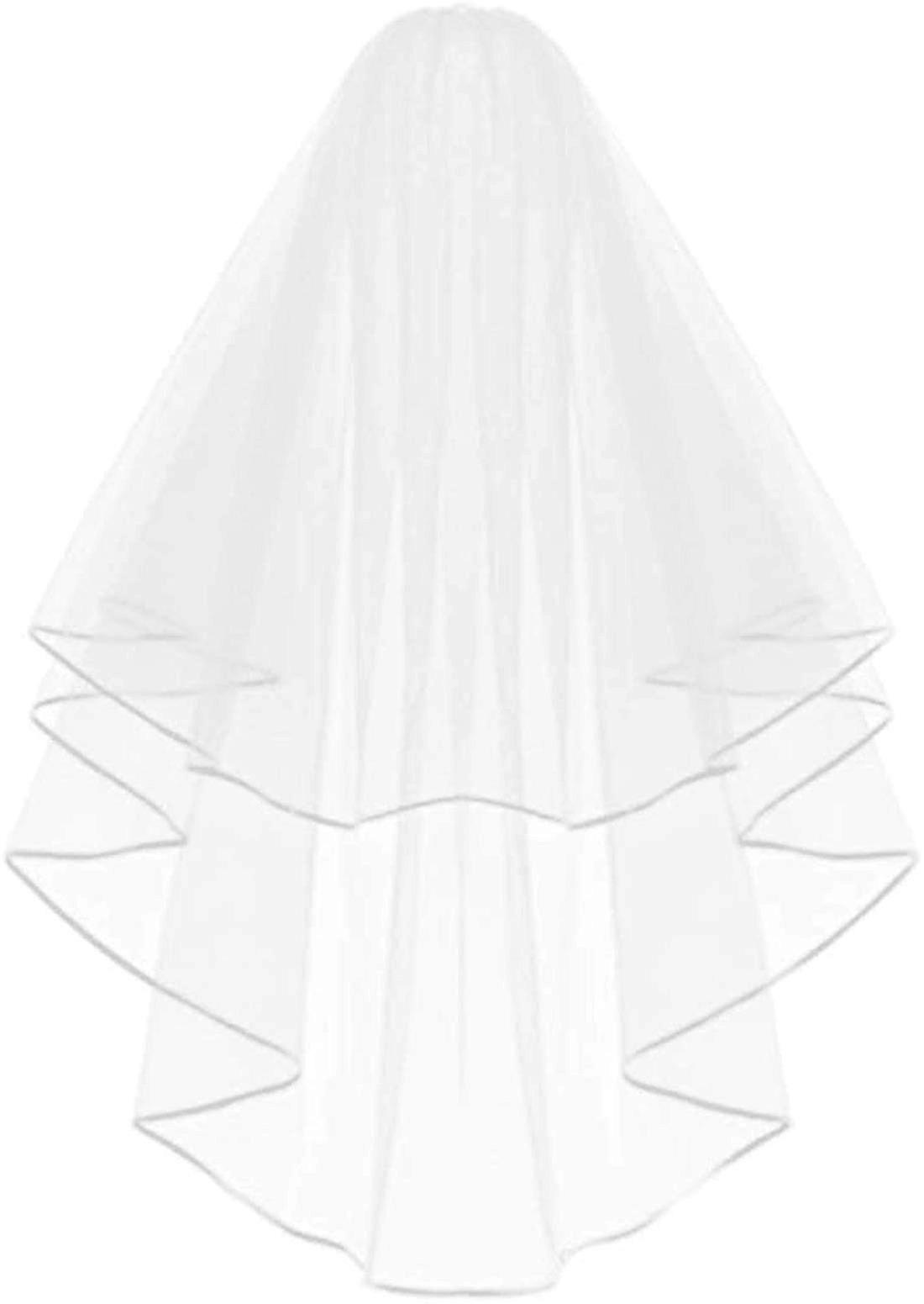 White Double Ribbon Edge Center with Cascade Metal Tomber bride Wedding Pache