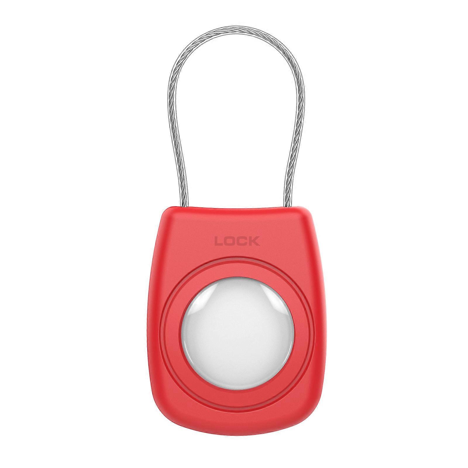Secure PC Cover Hard Attachment Waterproof Airtags Holder Soft Airtags Case Full Coverage Protections Case for Airtags Red1