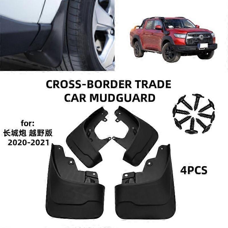 Applicable To 2020-2021Gwm Poer Great Wall Gun Off-Road Version Automobile Fender Splasher