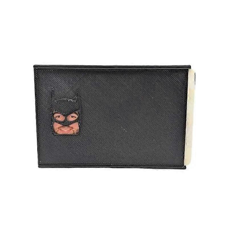 محفظة معرف البطل للرجال والنساء تصميم أنيق للأبطال الخارقين فتحات بطاقات متعددة مقصورة نقدية وهدية شعار مميزة للجميع