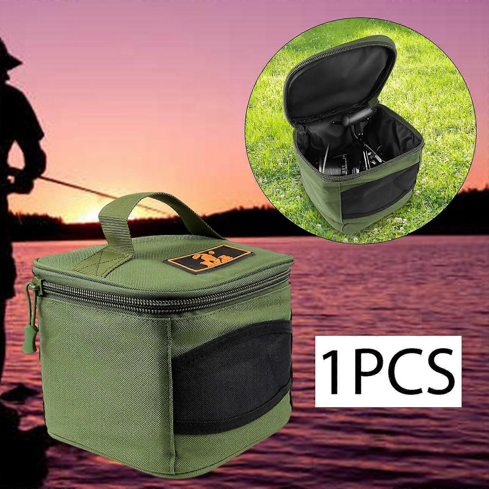 Fishing Reel Storage Bag Outdoor Portable Zipper Accessories Protective