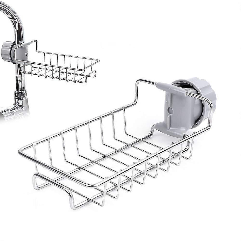 Sink storage box, kitchen faucet sponge holder, dishwashing sponge storage box