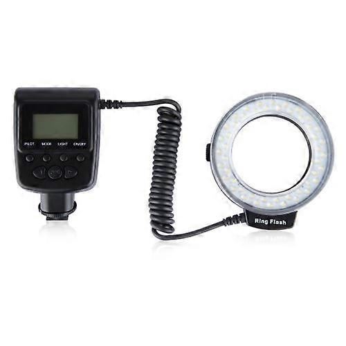 Flash prstenec Macro Ring Flash pour Canon/Nikon/Panasonic/Pentax RF-550D et 4 Anneaux diffuseurs