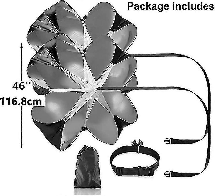 Resistance Parachute for Soccer Training, Adjustable Waist Strap, Durable Material for Speed and Agility Enhancement