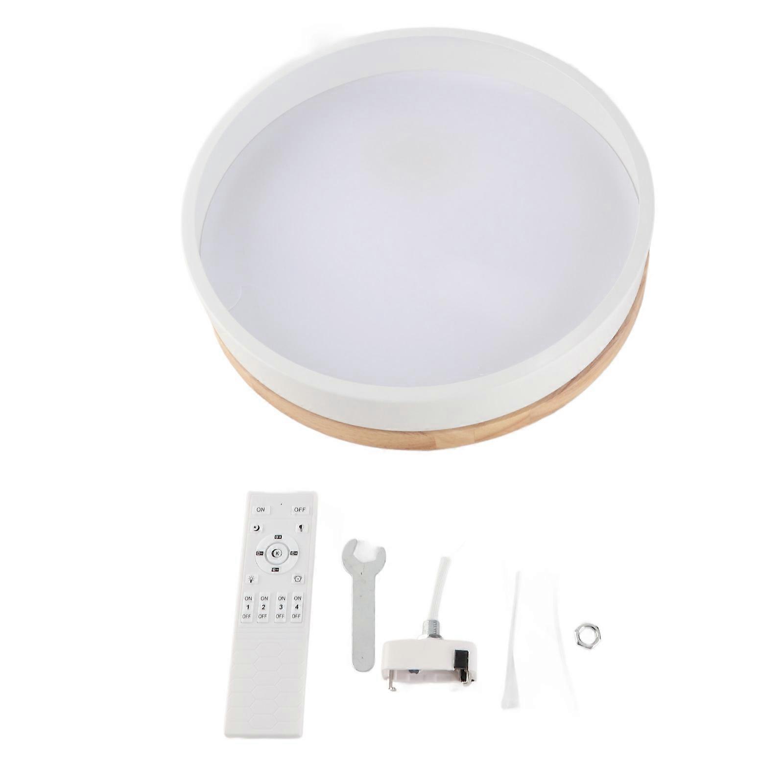 LED Lampada da soffitto moderna dimmerabile in legno dimmerabile a LED con APP e telecomando per corridoio camera da letto