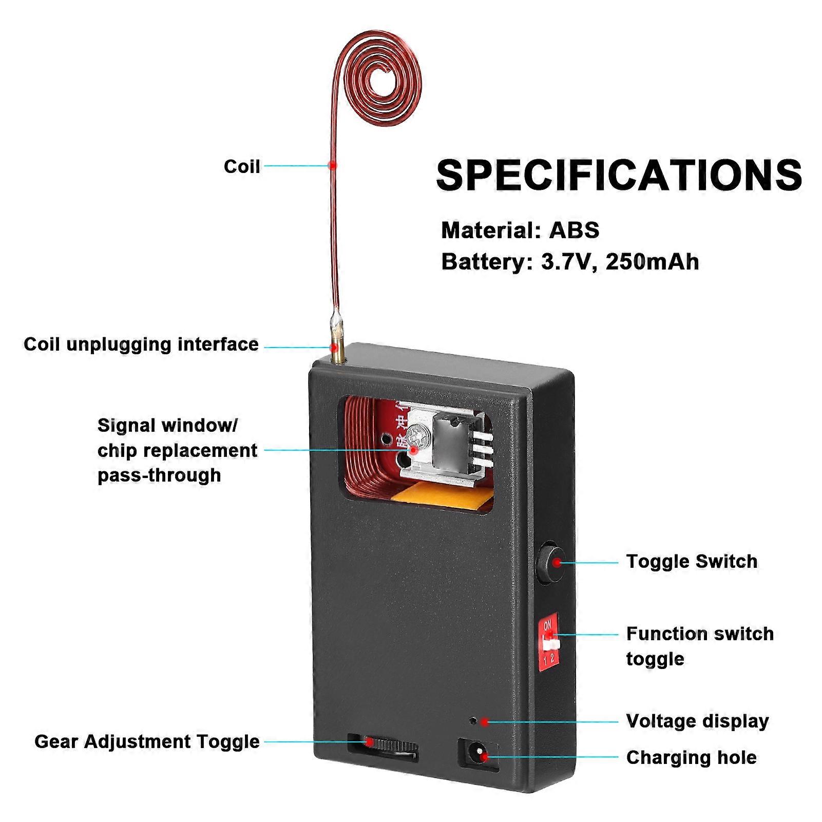 Multifunctional High Frequency EMP Electromagnetic Pulse Generator Fingerprint Lock LightBulb Detector