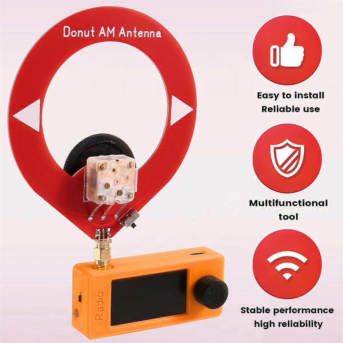 SI4732 1.9in Mini Radio Receiver 0.5-108MHz Shortwave Radio Receiver