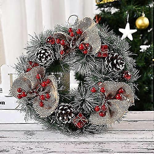 クリスマスリースドア壁装飾品