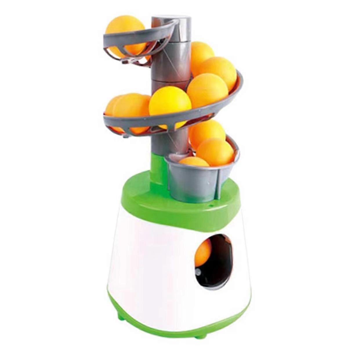 Portable Table Tennis Ball Pitcher Dual Power Supply Version Pong Ball Robot Pitching Machine for T