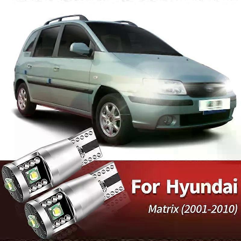 2pcs LED Clearance Light Parking Lamp Canbus W5W T10 For Hyundai Matrix Tucson 2004-2013 Solaris 2017-2021 Genesis Getz Grandeur