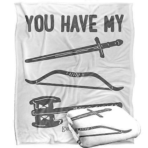 Lord Of The Rings You Have My Quote Blanket