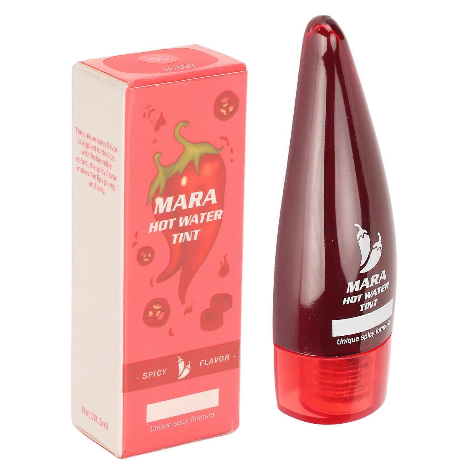 Femmes Maquillage Tache Épicée Imperméable à l’eau Longue Durée Lèvres Repulpant Brillant Rouge à lèvres Liquide Pigmenté Cosmétique