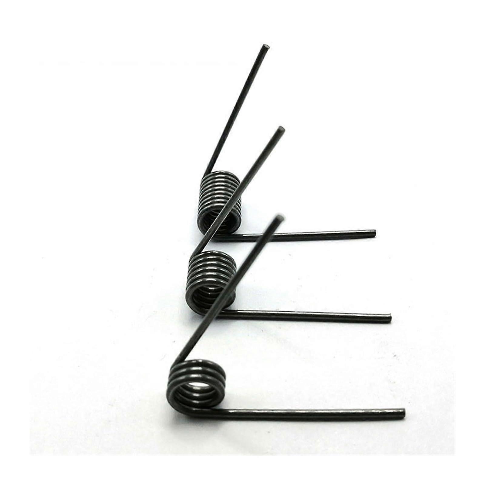 VShape Small Torsion Spring Set of 10, 60 90 120 180 Degree V-Shaped Spiral Springs, 65Mn Steel Construction