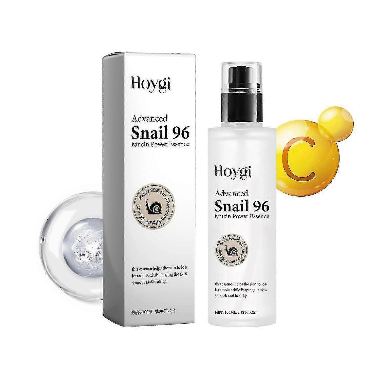 Hoygi snail mucin essence moisturizing, clear, radiant, improve roughness essence
