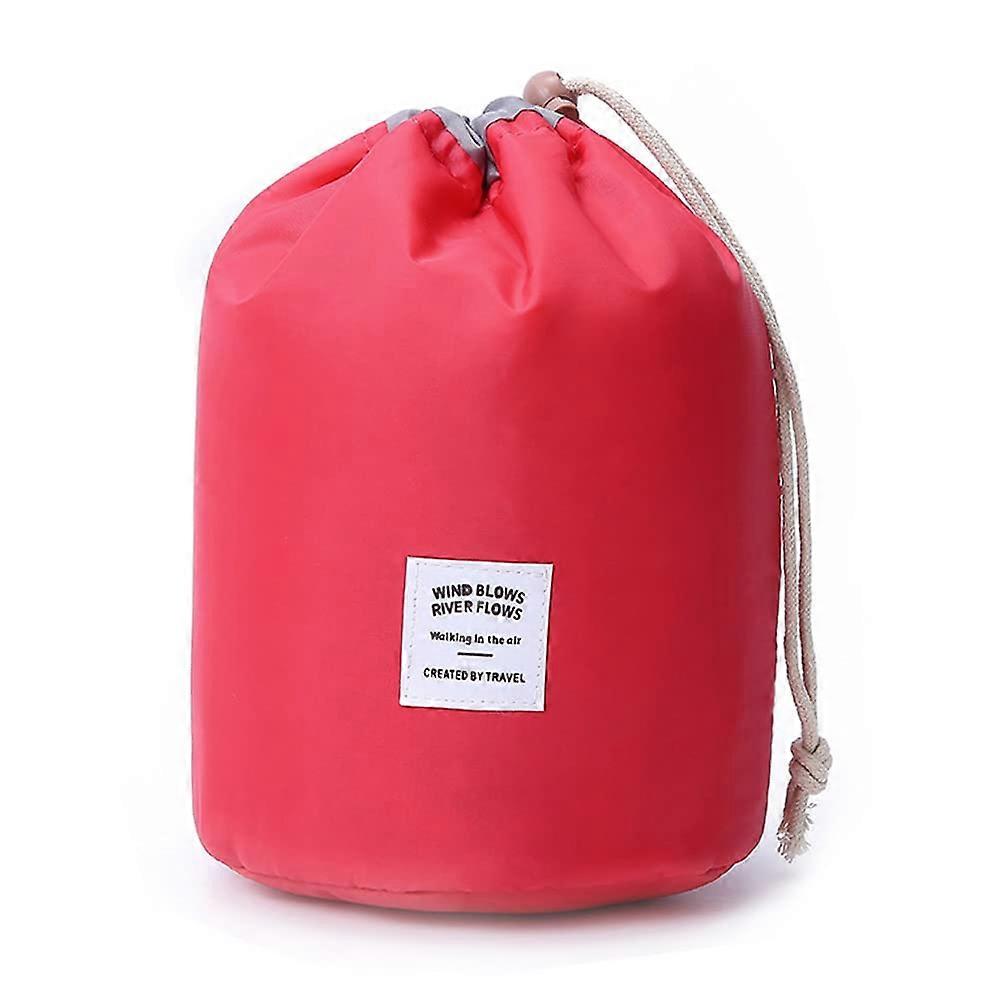 Makeup Bag, Travel Cosmetic Pouch Toiletry Case (Red)