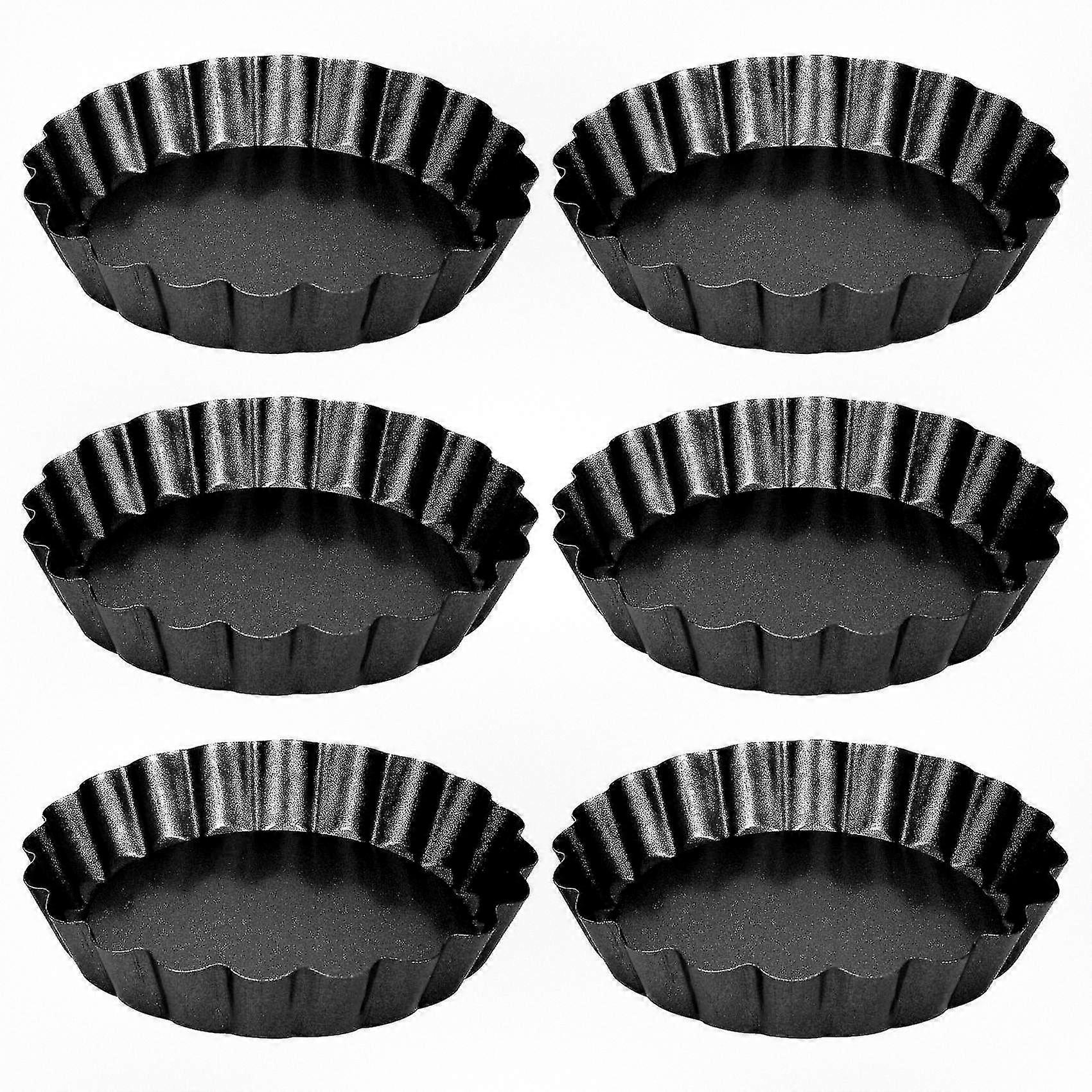Non-stick 4-inch Small Quiche Dish with Removable Bottom, Ideal for Cooking and Baking, Compatible with Various Bakeware Brands