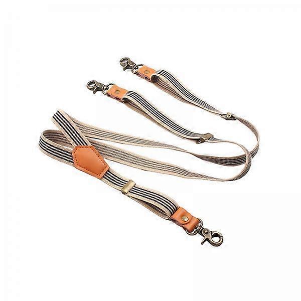 5x Suspenders for Men Belt Loops Back Construction with Swivel Hooks Heavy Duty