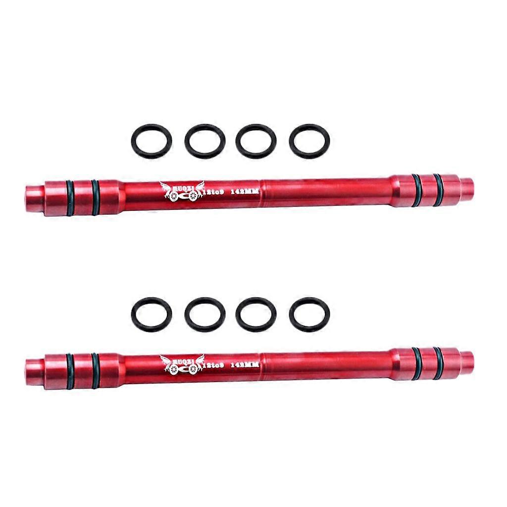 2Pcs Lightweight 12mm Thru to 9mm Skewers Adapter