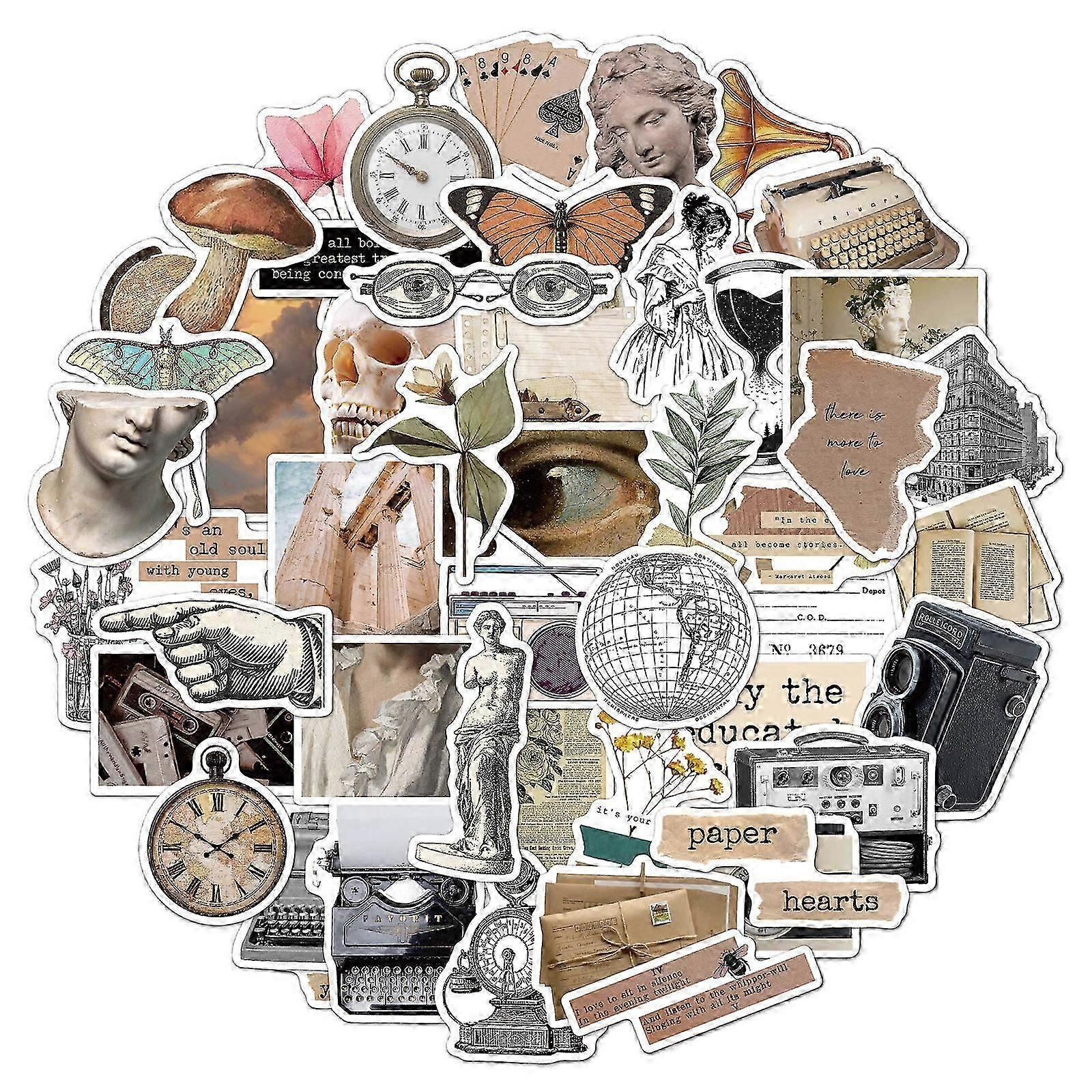 Klistermärken Flerfärgad 50-pack