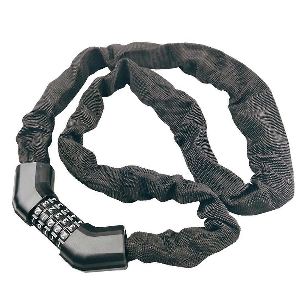 Bike Chain Locks, 5 Digit Resettable Combination Password Bicycle Lock for Motorcycles, Bikes, and More