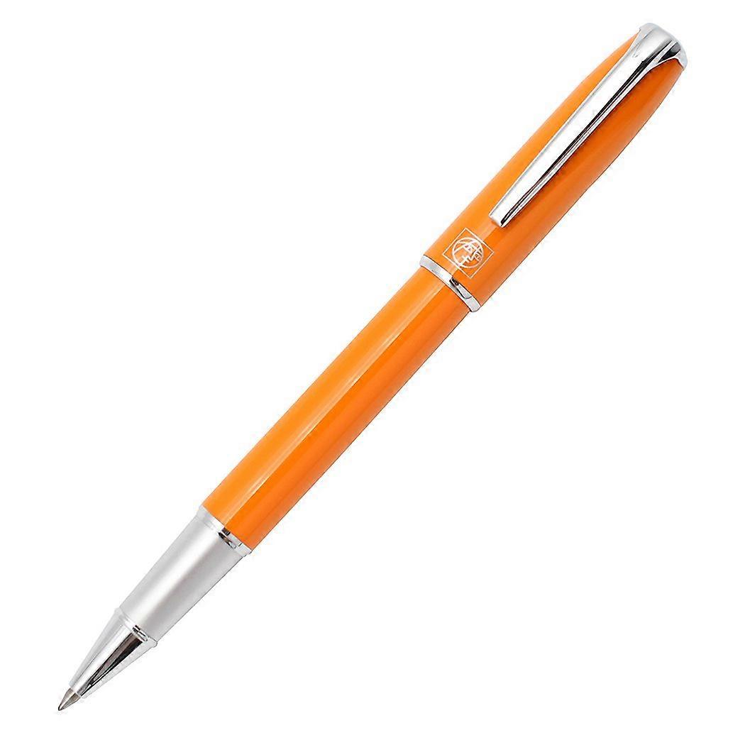 Advanced Picasso Rollerball Pen 916, Orange and Silver Clip, Smooth Writing, Stylish Design, Quality Craftsmanship