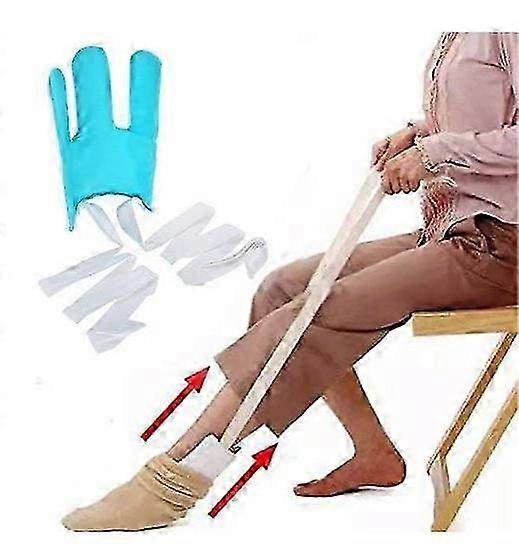 Sock Aid Tool & Pants Assist for Elderly, Disabled, Pregnant & Diabetics - Easy Pulling Device - Socks Helper