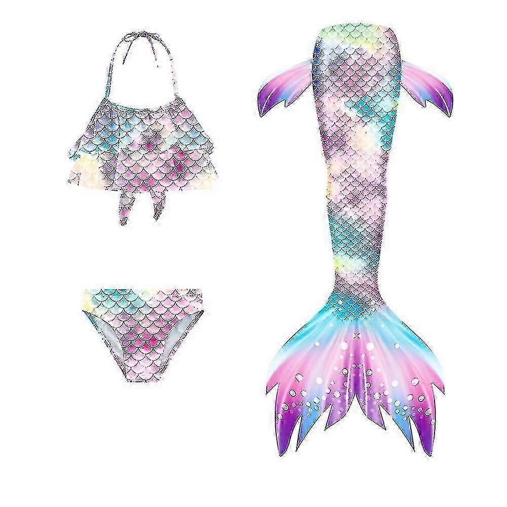 Enfants Sirène Maillot de bain Mermaid Tail Maillot de bain Costume Maillot de bain Bikini