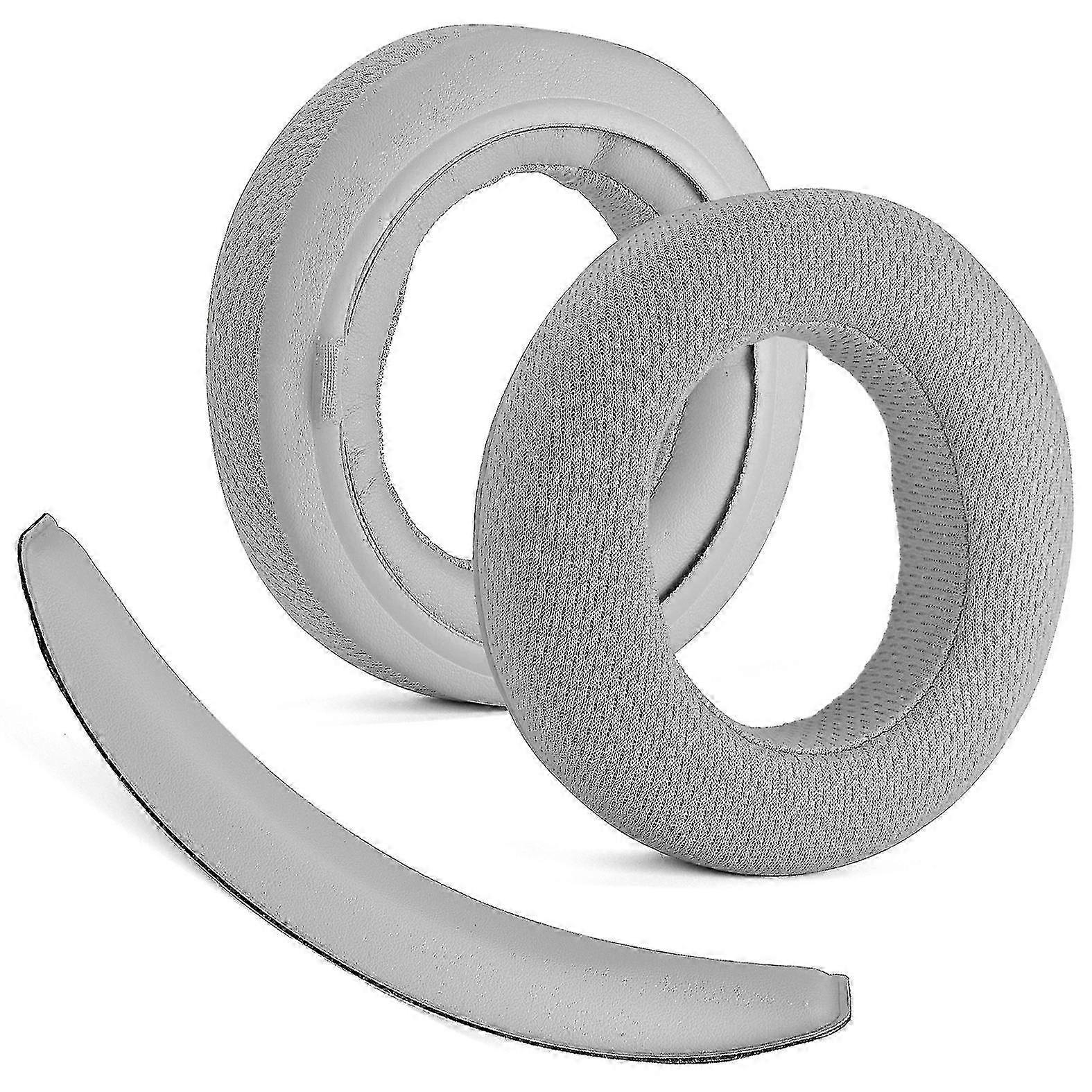 replacement earpads and headband set suitable for certain brand gaming headsets, enhancing comfort and sound quality for long gaming session
