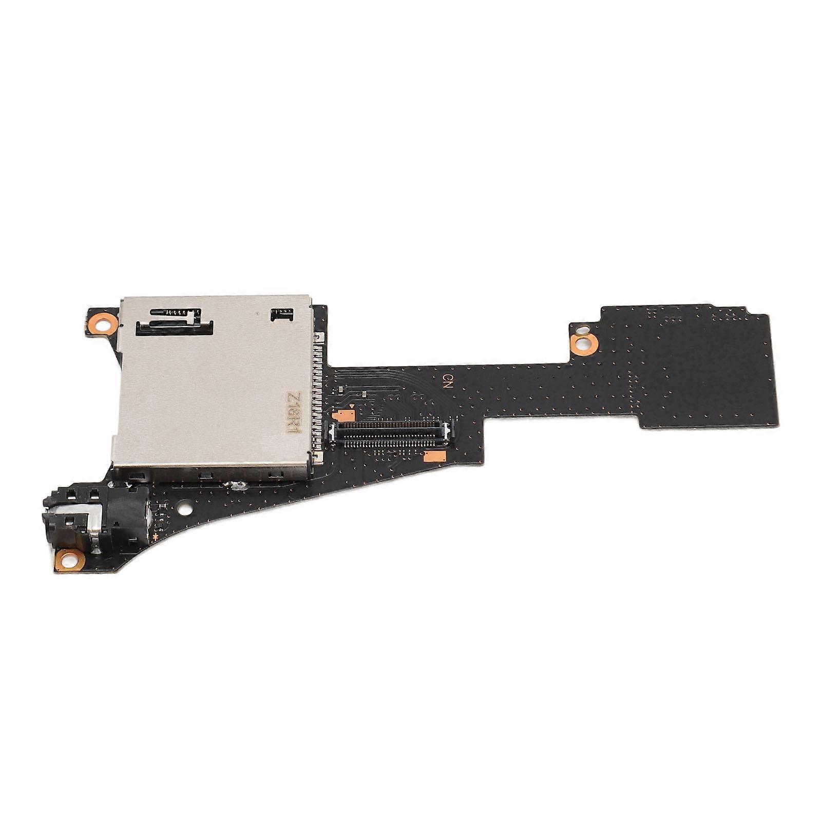 Game Card Reader Slot Replacement Professional Game Cartridge Socket Board with Headphone Jack for Switch OLED 